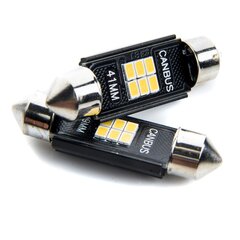 EinParts Auto LED Spuldzes C10W Festoon 41mm 5000K CanBus 12V - 2 gb. cena un informācija | Auto spuldzes | 220.lv