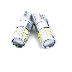 Лампа автомобильная светодиодная EinParts W5W 6000K CanBus 12V - 2 шт. цена и информация | Автомобильные лампочки | 220.lv