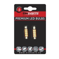 EinParts Auto LED Spuldzes C10W Festoon 41mm 6000K CanBus 12V - 2 gb. cena un informācija | Auto spuldzes | 220.lv