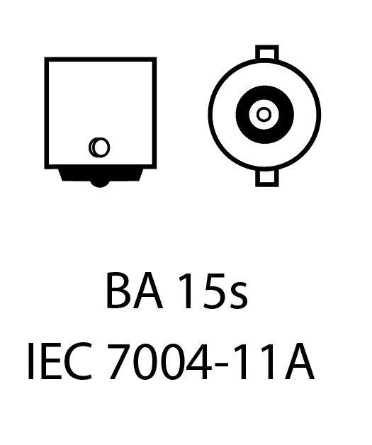 EinParts Auto LED Spuldzes P21W 6000K 12V - 2 gb. cena un informācija | Auto spuldzes | 220.lv