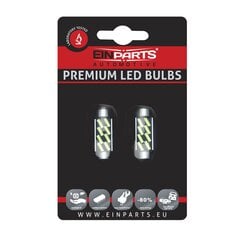 EinParts Auto LED Spuldzes C10W Festoon 42mm 6000K CanBus 12V - 2 gb. цена и информация | Автомобильные лампочки | 220.lv