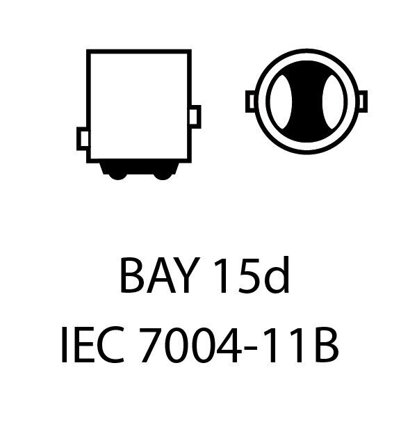 EinParts Auto LED Spuldzes P21/5W 1000-1500K CanBus 12V - 2 gb. cena un informācija | Auto spuldzes | 220.lv