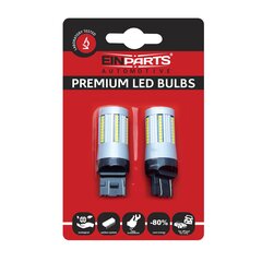 EinParts Auto LED Spuldzes W21/5W 6000K CanBus 12V - 2 gb. cena un informācija | Auto spuldzes | 220.lv