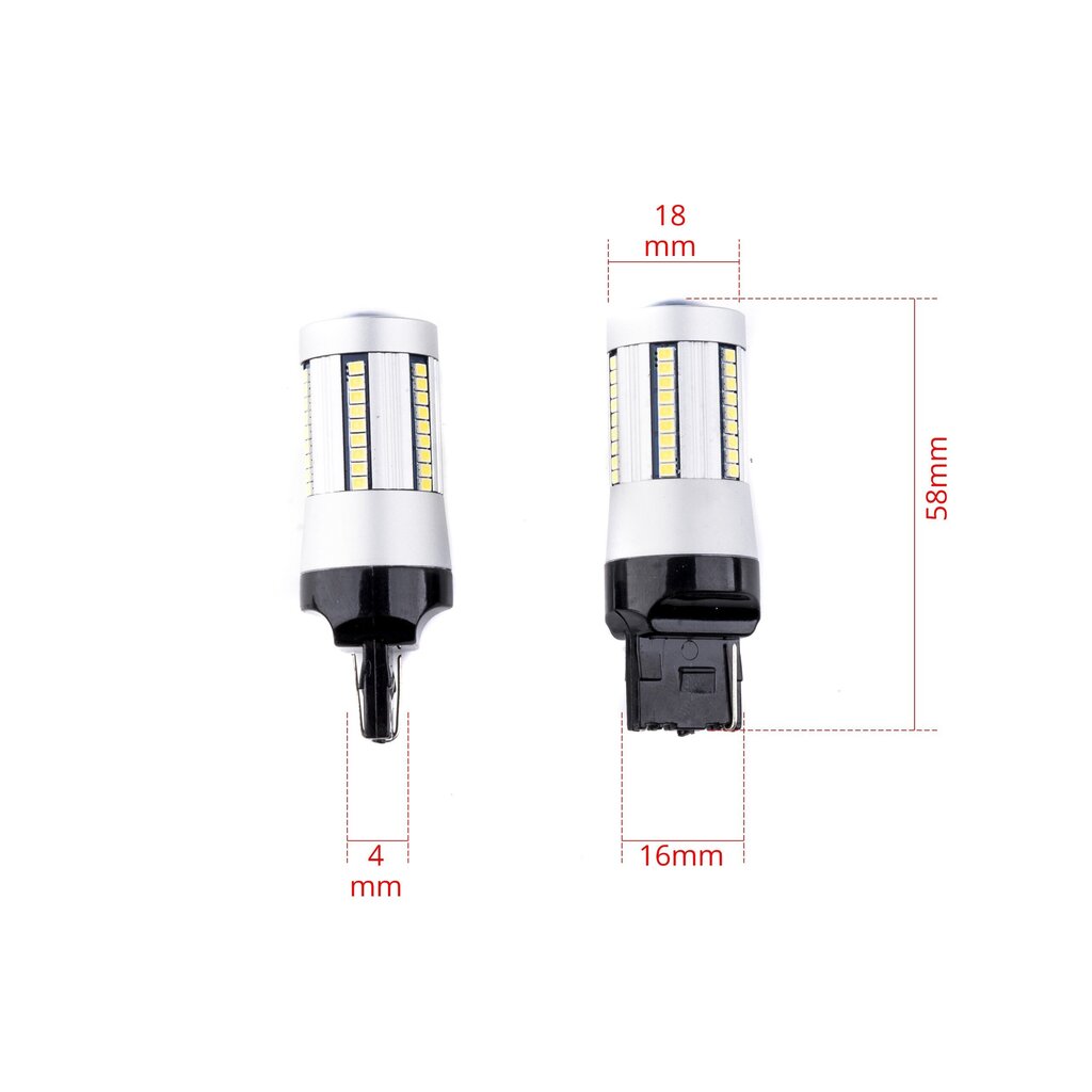 EinParts Auto LED Spuldzes W21W 6000K CanBus 12V - 2 gb. цена и информация | Auto spuldzes | 220.lv