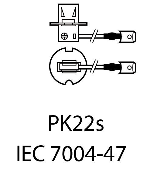 EinParts Auto LED Spuldzes H3 6000K 12V - 2 gb. cena un informācija | Auto spuldzes | 220.lv