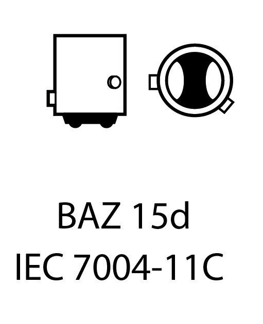 EinParts Auto LED Spuldzes P21/4W 6000K CanBus 12V - 2 gb. cena un informācija | Auto spuldzes | 220.lv