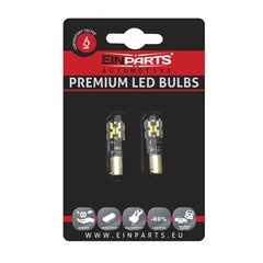 EinParts Auto LED Spuldzes T4W 6000K CanBus 12V - 2 gb. cena un informācija | Auto spuldzes | 220.lv