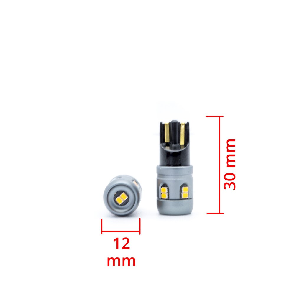 EinParts Auto LED Spuldzes W5W 1700-1800K CanBus 12V - 2 gb. cena un informācija | Auto spuldzes | 220.lv