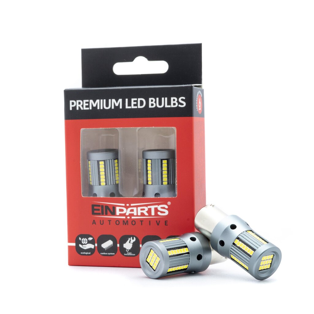 EinParts Auto LED Spuldzes P21W 6000K CanBus 12V - 2 gb. cena un informācija | Auto spuldzes | 220.lv