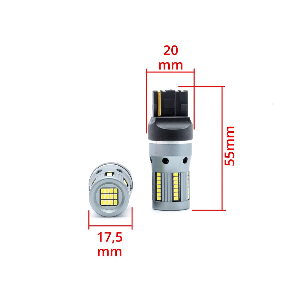 EinParts Auto LED Spuldzes W21W 6000K CanBus 12V - 2 gb. цена и информация | Auto spuldzes | 220.lv