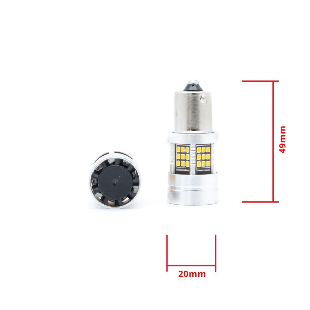 EinParts Auto LED Spuldzes PY21W 1700-1800K CanBus 12V - 2 gb. cena un informācija | Auto spuldzes | 220.lv