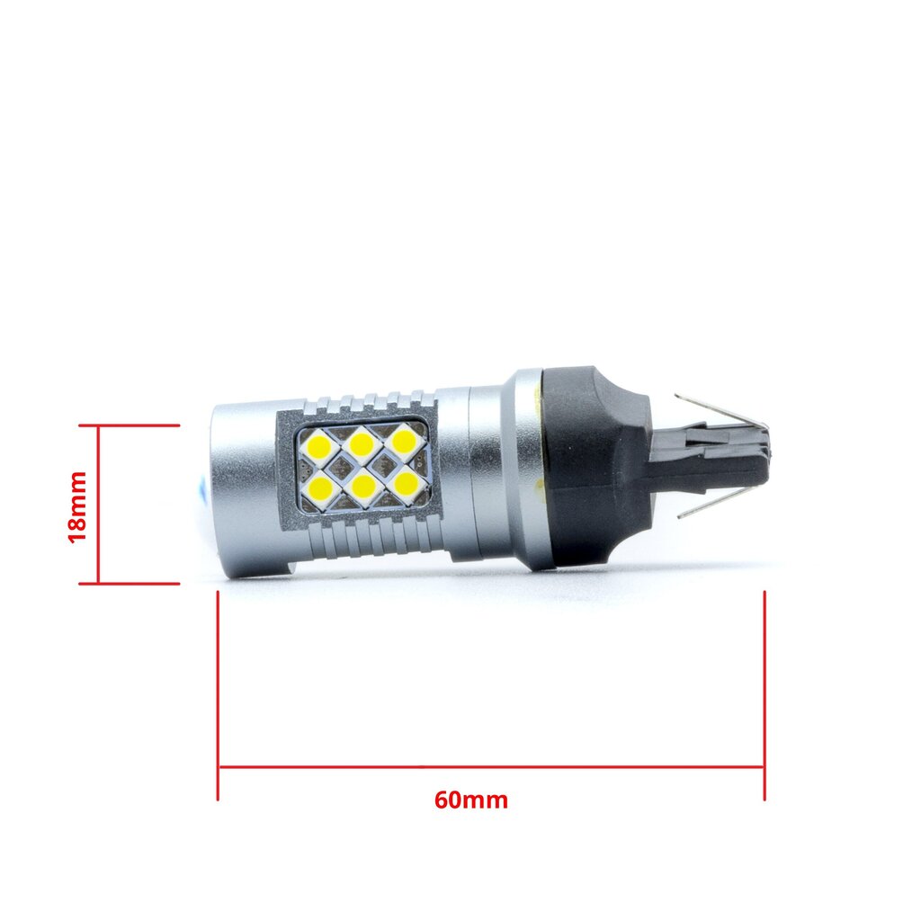 EinParts Auto LED Spuldzes W21W 6000K CanBus 12V - 2 gb. цена и информация | Auto spuldzes | 220.lv