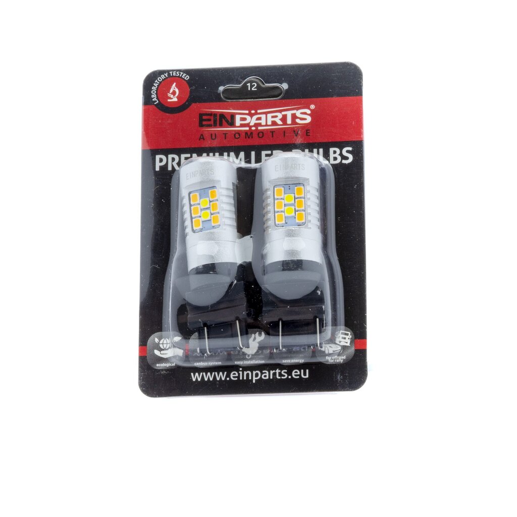 EinParts Auto LED Spuldzes P27W Dual Color CanBus 12V - 2 gb. цена и информация | Auto spuldzes | 220.lv