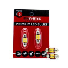 EinParts Auto LED Spuldzes C5W Festoon 31mm 5000K CanBus 12/24V - 2 gb. cena un informācija | Auto spuldzes | 220.lv