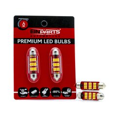 EinParts Auto LED Spuldzes C10W Festoon 42mm 5000K CanBus 12/24V - 2 gb. cena un informācija | Auto spuldzes | 220.lv