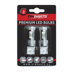 EinParts Auto LED Spuldzes W21W 6000K 12V - 2 gb. cena un informācija | Auto spuldzes | 220.lv