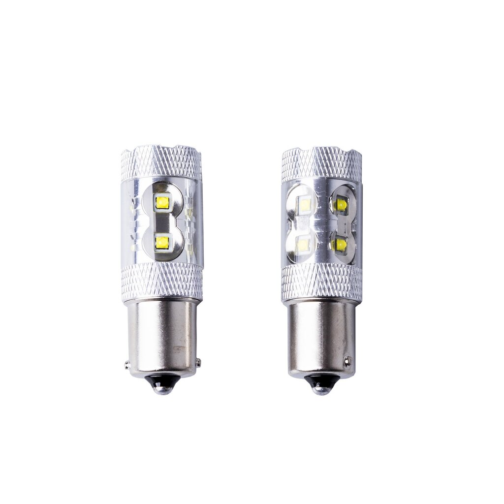 EinParts Auto LED Spuldzes P21W 6000K 12V - 2 gb. cena un informācija | Auto spuldzes | 220.lv