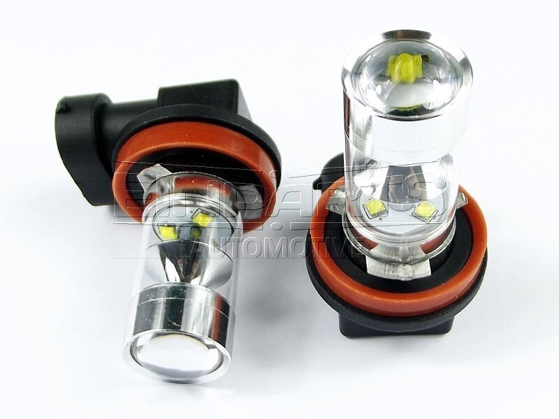 EinParts Auto LED Spuldzes H11 6000K 12V - 2 gb. cena un informācija | Auto spuldzes | 220.lv