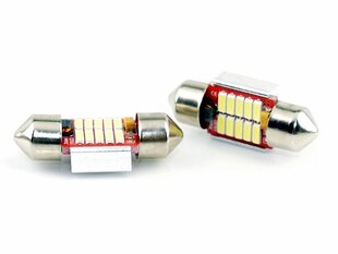 Лампа автомобильная светодиодная EinParts C5W Festoon 31mm 6000K CanBus 12/24V - 2 шт. цена и информация | Автомобильные лампочки | 220.lv