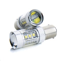 EinParts Auto LED Spuldzes P21W 6000K 12V - 2 gb. cena un informācija | Auto spuldzes | 220.lv