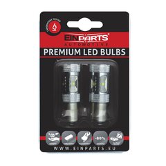 EinParts Auto LED Spuldzes P21/5W 6000K 12V - 2 gb. cena un informācija | Auto spuldzes | 220.lv