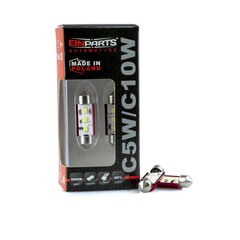 EinParts Auto LED Spuldzes C10W Festoon 39mm 6000K CanBus 12V - 2 gb. cena un informācija | Auto spuldzes | 220.lv