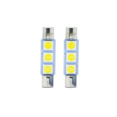 Лампа автомобильная светодиодная EinParts C3W Festoon 31mm 6000K CanBus 12V - 2 шт. цена и информация | Автомобильные лампочки | 220.lv