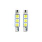 EinParts Auto LED Spuldzes C3W Festoon 31mm 6000K CanBus 12V - 2 gb. cena un informācija | Auto spuldzes | 220.lv