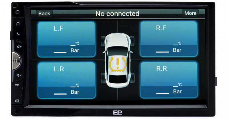 EinParts EPCR13 Android 10 automaģistrāles radio ar Bluetooth, SD atmiņu un 4 GB RAM GPS cena un informācija | Auto magnetolas, multimedija | 220.lv