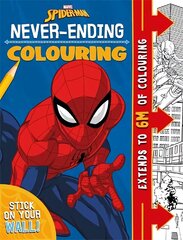 Marvel Spider-Man: Never-Ending Colouring cena un informācija | Grāmatas mazuļiem | 220.lv