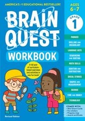 Brain Quest Workbook: 1st Grade (Revised Edition) Revised ed. cena un informācija | Grāmatas pusaudžiem un jauniešiem | 220.lv