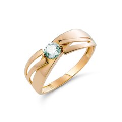 Золотое кольцо с цирконом 0011559700203 цена и информация | Кольца | 220.lv