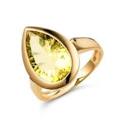 Золотое кольцо с кварцем 0011884200579 цена и информация | Кольца | 220.lv