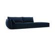 Samta dīvāns Vanda (labās puses), 4 sēdvietas, zils cena un informācija | Stūra dīvāni | 220.lv