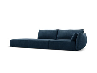 Левый диван Vanda, 4 места, синий цвет цена и информация | Угловые диваны | 220.lv