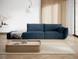 Kreisās puses dīvāns Vanda, 4 sēdvietas, zils cena un informācija | Stūra dīvāni | 220.lv