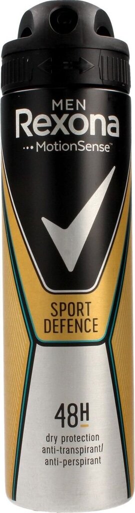Izsmidzināms dezodorants Rexona Motion Sense Men Dezodorant spray Sport Defence, 150 ml cena un informācija | Dezodoranti | 220.lv