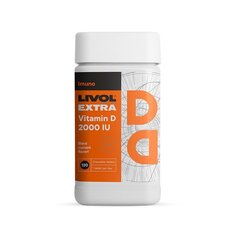 LIVOL EXTRA D vitamīns 2000 IU (upeņu garša) N120 цена и информация | Витамины, пищевые добавки, препараты для иммунитета | 220.lv