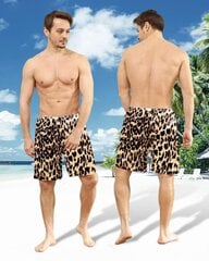 Мужские плавательные шорты Kouric, леопардовые цена и информация | Плавки, плавательные шорты | 220.lv