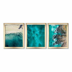 Репродукция из трех частей Море цена и информация | Картины | 220.lv