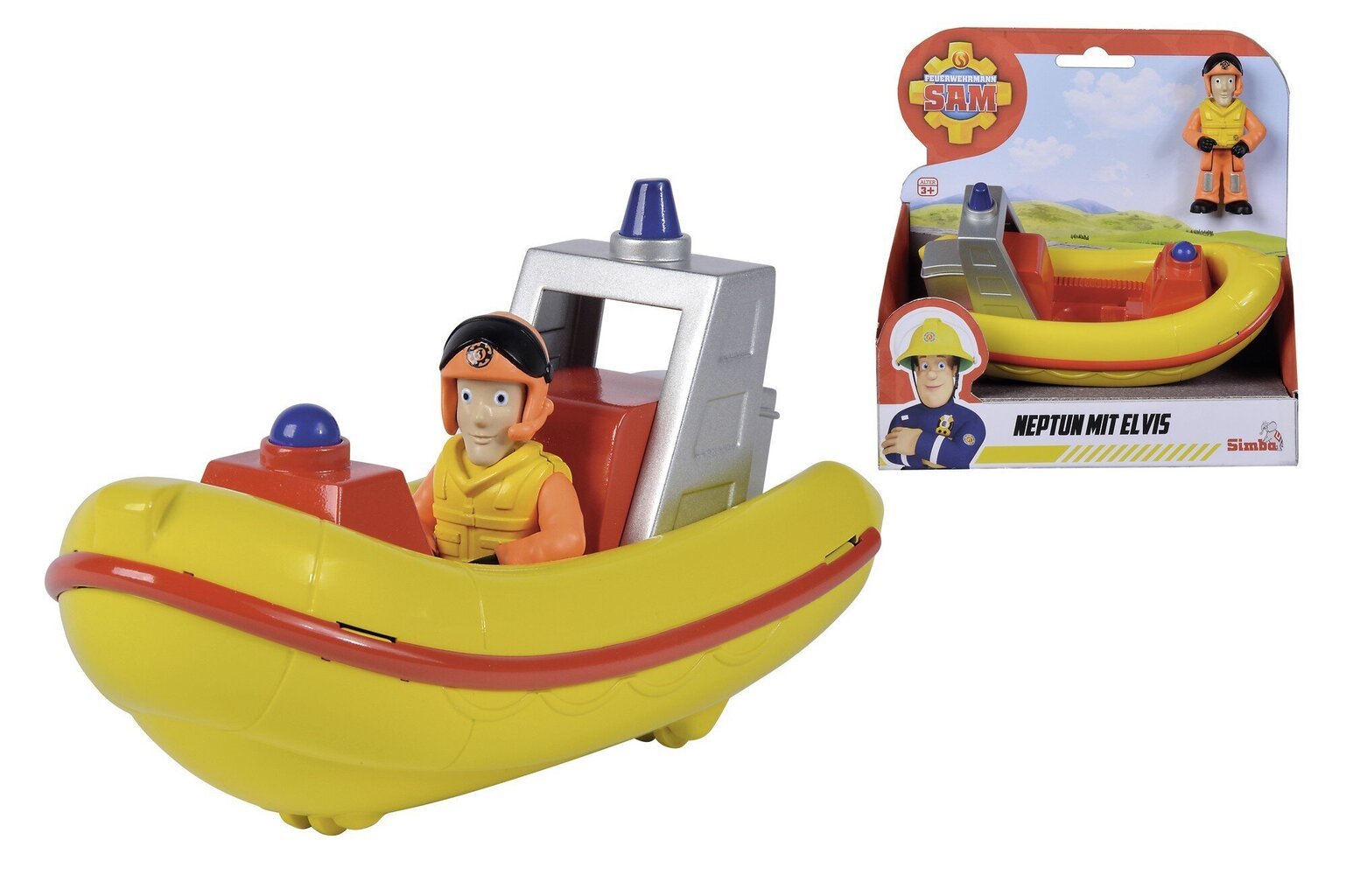 Ugunsdzēsējs Sam Simba Laiva Neptūns + Elvis statuete цена и информация | Rotaļlietas zēniem | 220.lv