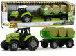 Traktors ar piekabi un siena ķīpām цена и информация | Rotaļlietas zēniem | 220.lv
