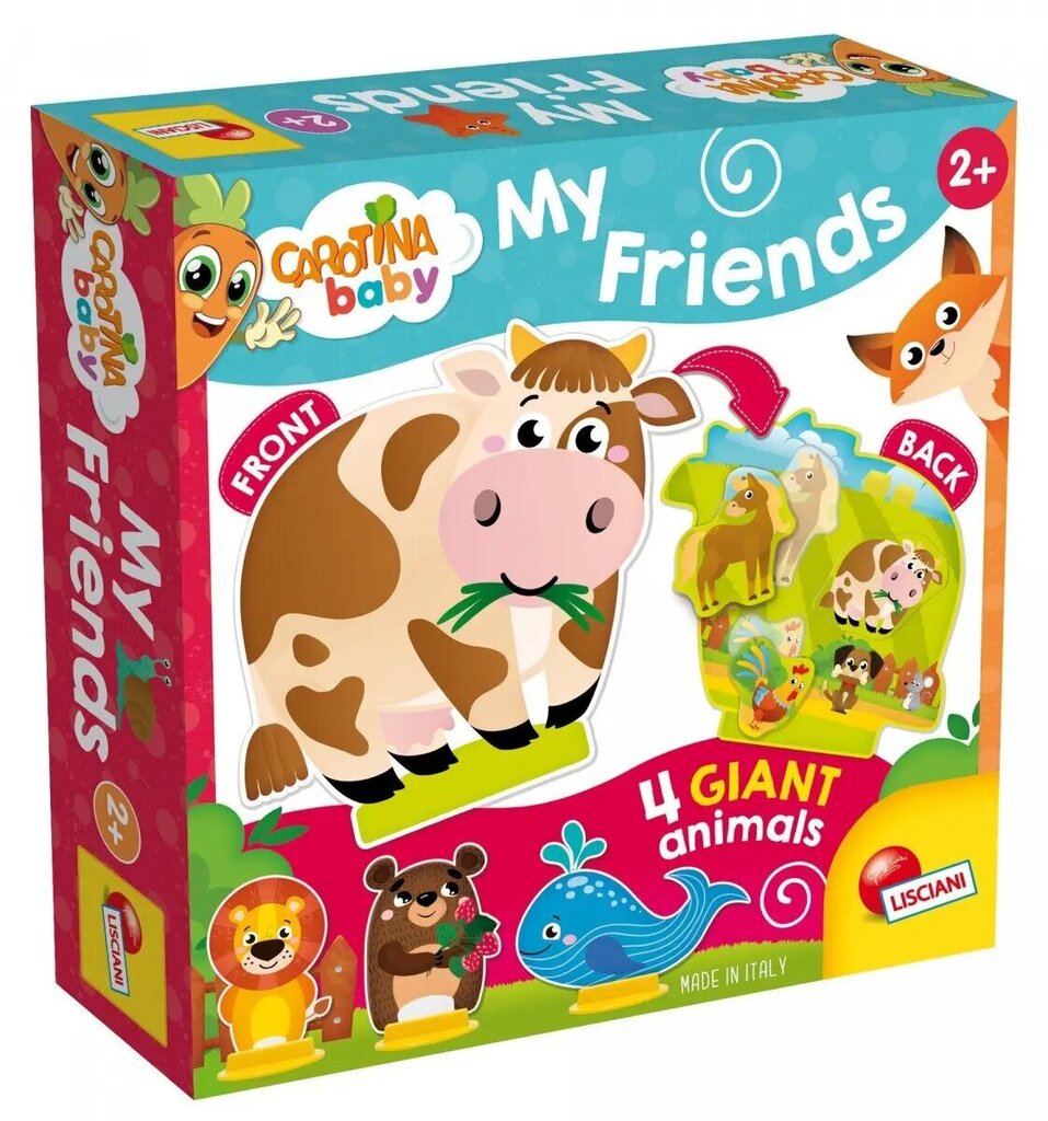 Spēle Carotina Baby My Animal Friends цена и информация | Rotaļlietas zīdaiņiem | 220.lv