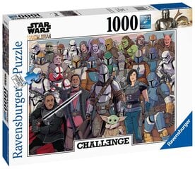 Пазл с персонажами Ravensburger Star Wars The Mandalorian Challenge, 1000 д. цена и информация | Пазлы | 220.lv