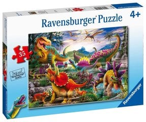 Ravensburger Puzzle T-Rex Terror 35p 5160 cena un informācija | Puzles, 3D puzles | 220.lv