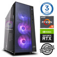 INTOP Ryzen 5 3600 32GB 240SSD M.2 NVME+1TB RTX4060Ti 8GB no-OS