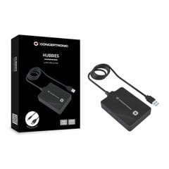 USB-разветвитель Conceptronic HUBBIES11B цена и информация | Адаптеры и USB разветвители | 220.lv