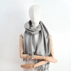 Женский шарф с с бахромой 18636-1 цена и информация | <p>Тапочки женские</p>
 | 220.lv