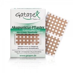 GATAPEX akupunktūras teips-plāksteris 4.4x5.2mm 40gab. cena un informācija | Ķermeņa daļu fiksatori | 220.lv