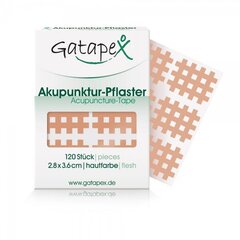 GATAPEX akupunktūras teips-plāksteris 2.8x3.6cm 120gab. cena un informācija | Ķermeņa daļu fiksatori | 220.lv